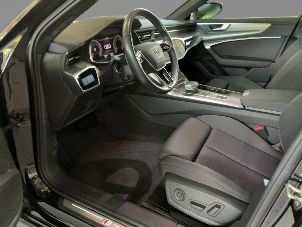 Audi A6 2023 г. Чёрный, пробег 46722 км