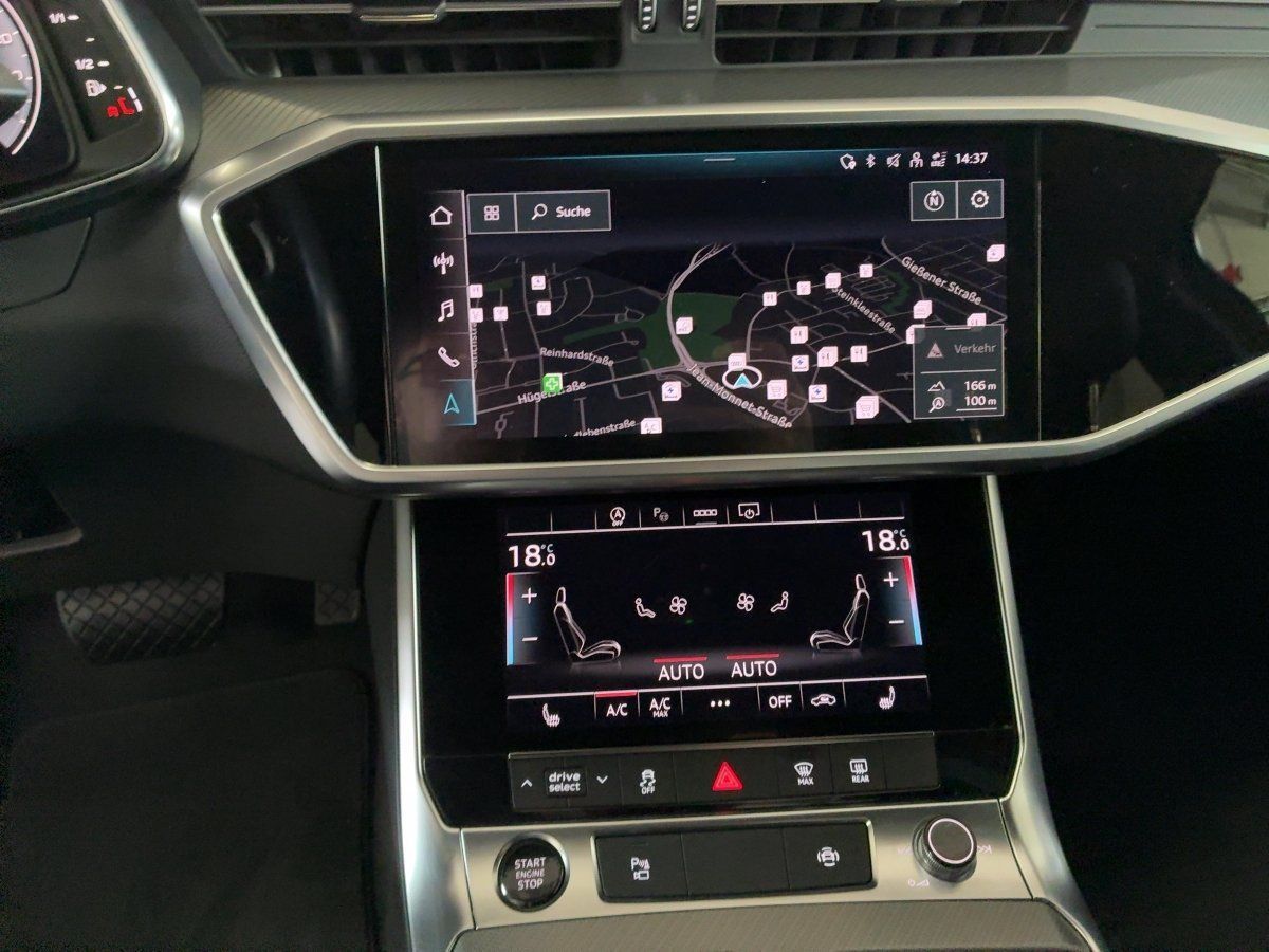 Audi A6 2023 г. Чёрный, пробег 46722 км