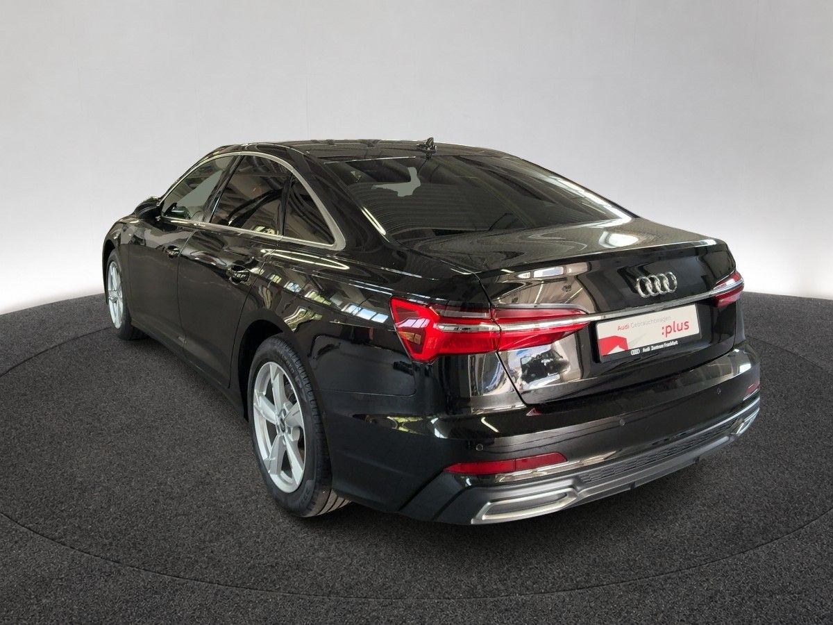 Audi A6 2023 г. Чёрный, пробег 46722 км