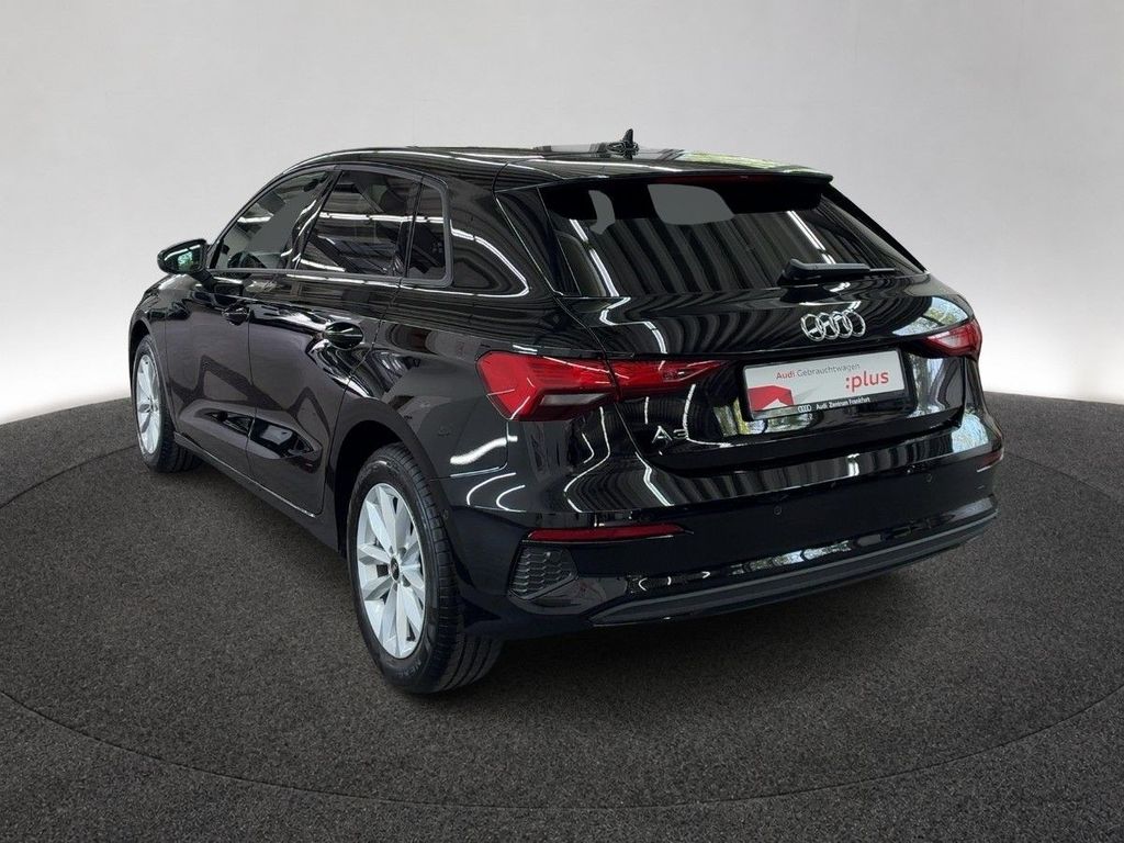 Audi A3 2023 г. Чёрный, пробег 31676 км