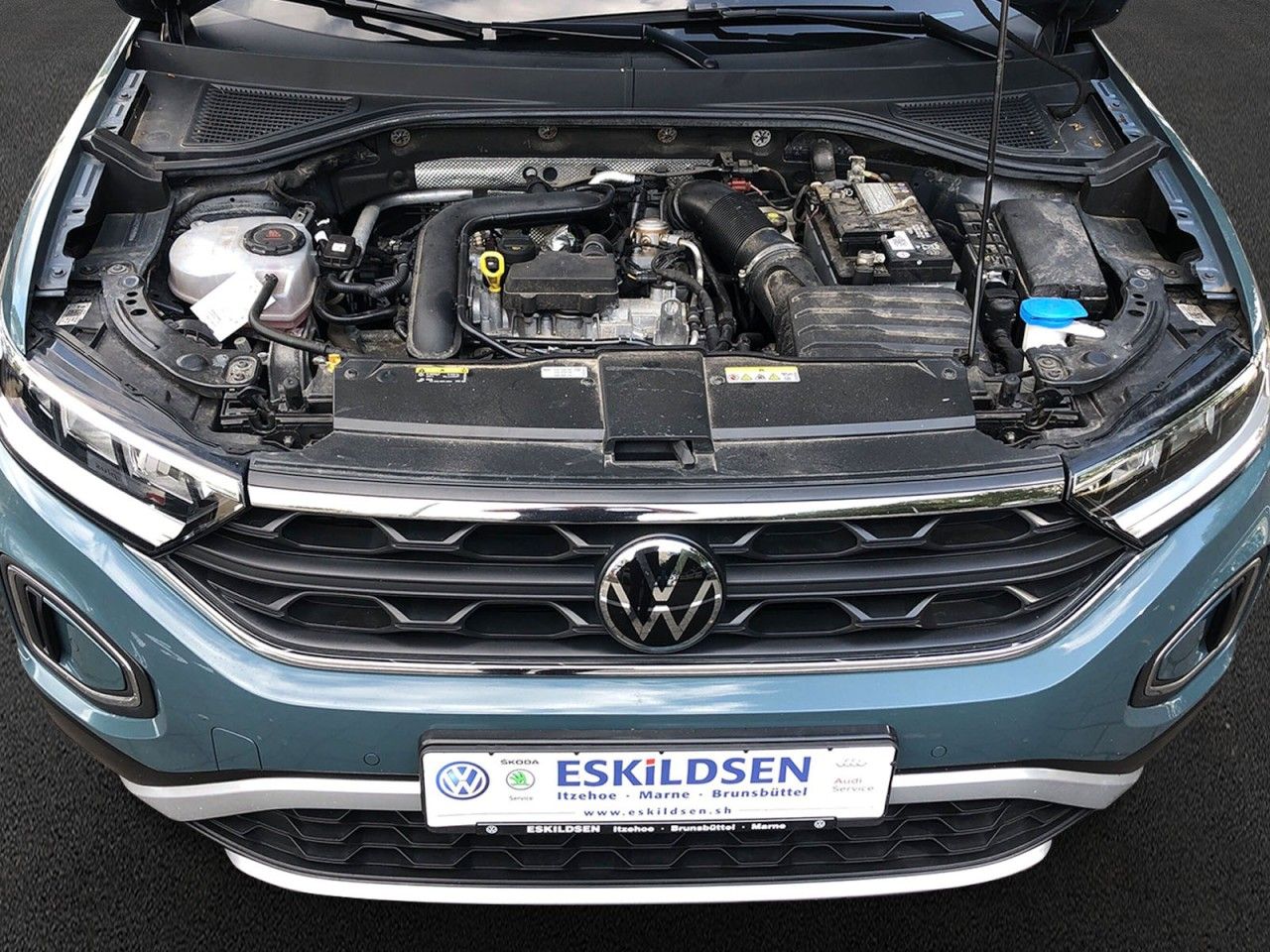 Volkswagen T-Roc 2023 г. Синий, пробег 50414 км