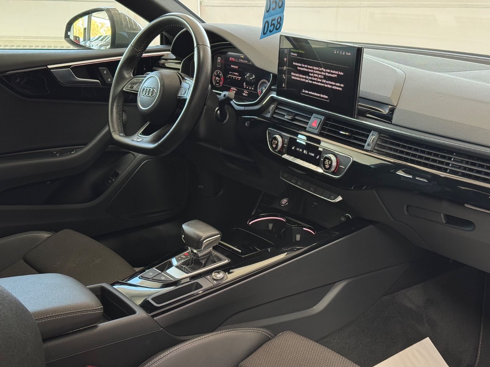 Audi A5 2023 г. Серый, пробег 45412 км