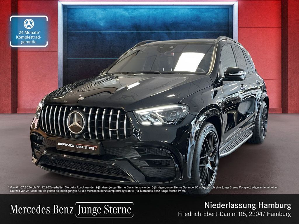 Mercedes-Benz GLE 63 AMG 2024 г. Чёрный, пробег 52869 км