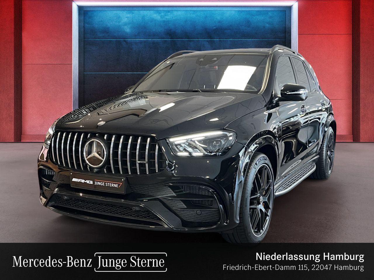Mercedes-Benz GLE 63 AMG 2024 г. Чёрный, пробег 52869 км