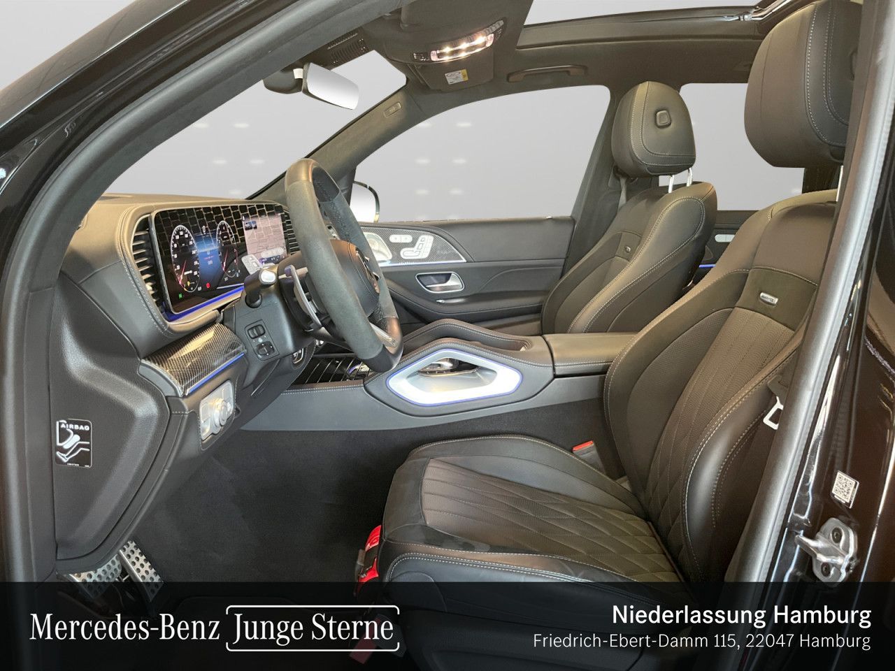 Mercedes-Benz GLE 63 AMG 2024 г. Чёрный, пробег 52869 км