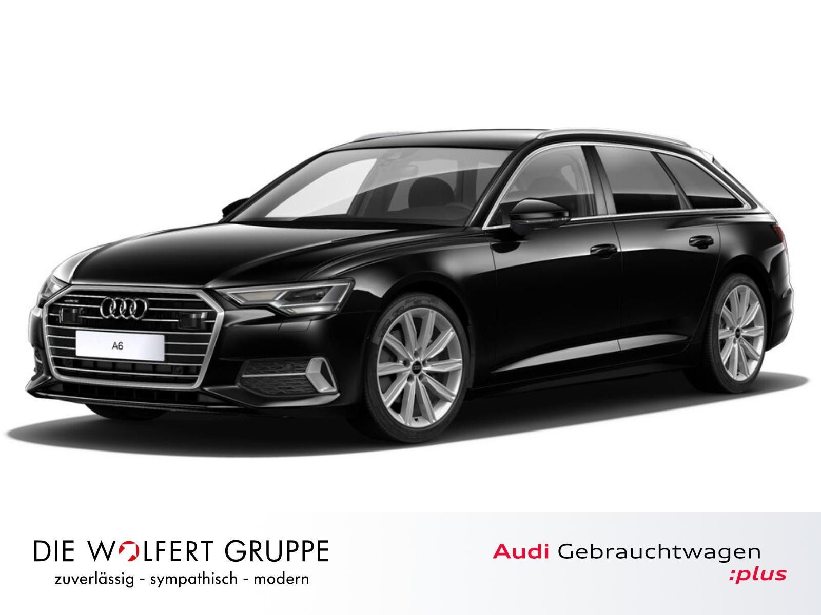 Audi A6 2022 г. Чёрный, пробег 53659 км