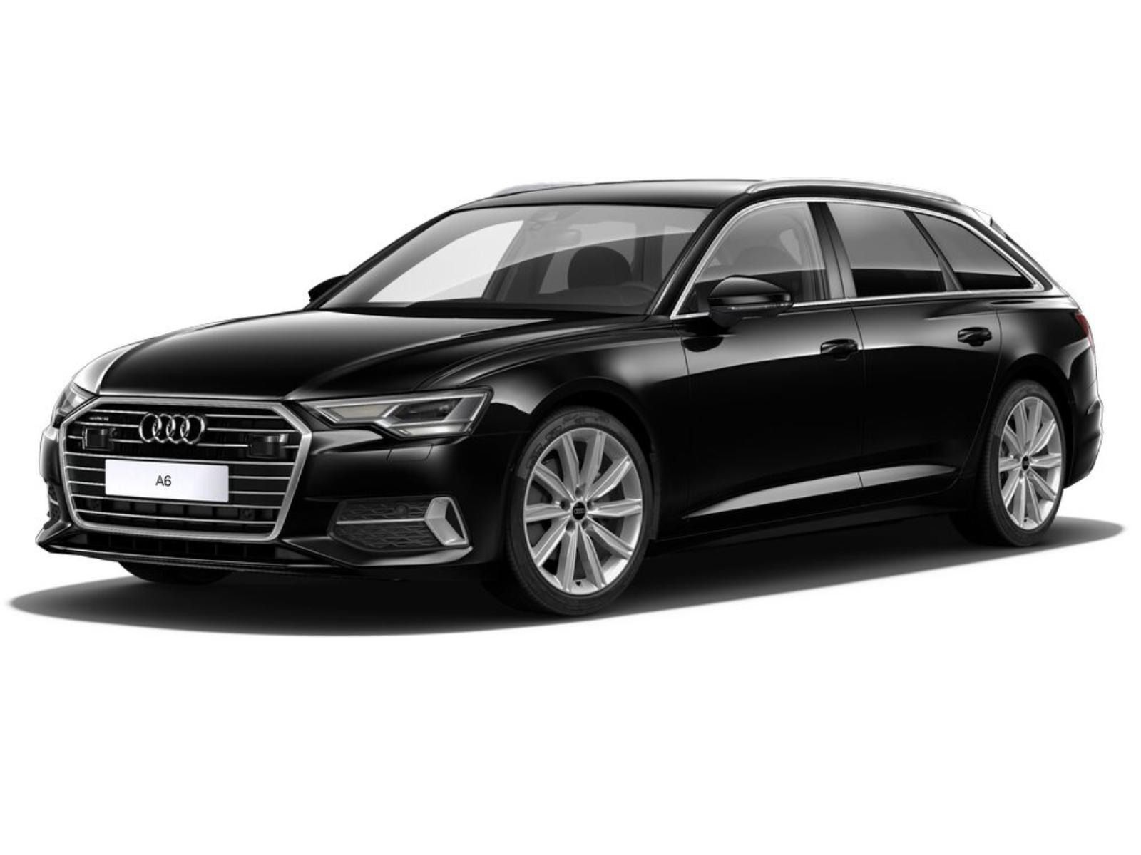 Audi A6 2022 г. Чёрный, пробег 53659 км