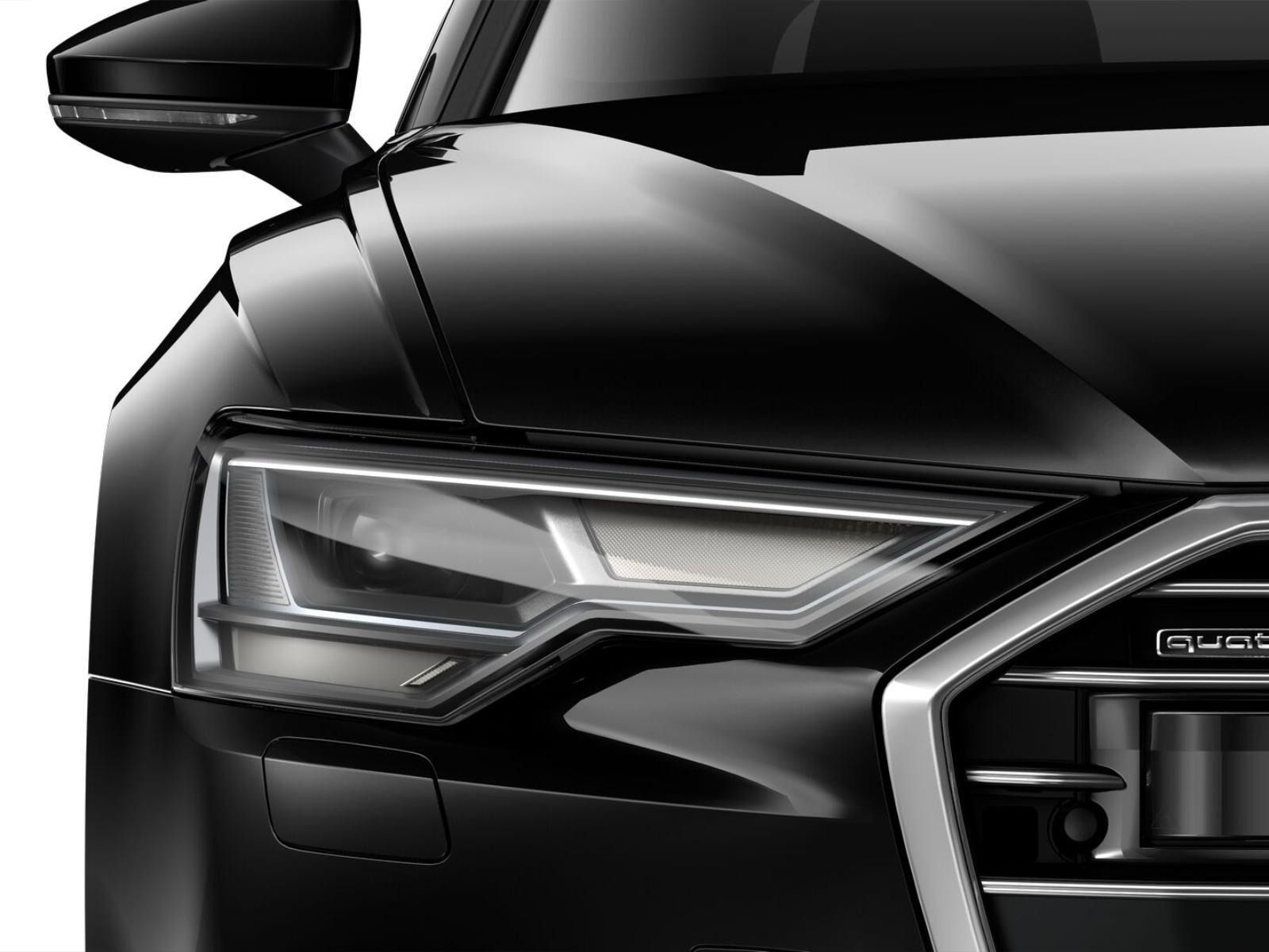 Audi A6 2022 г. Чёрный, пробег 53659 км