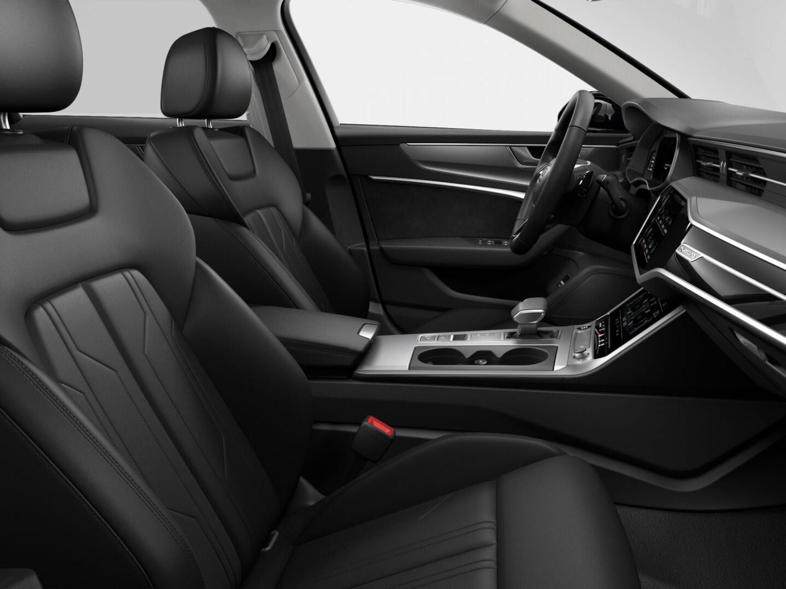 Audi A6 2022 г. Чёрный, пробег 53659 км