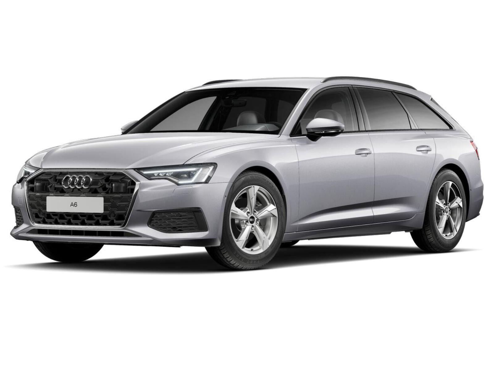 Audi A6 2023 г. Серебристый, пробег 33614 км