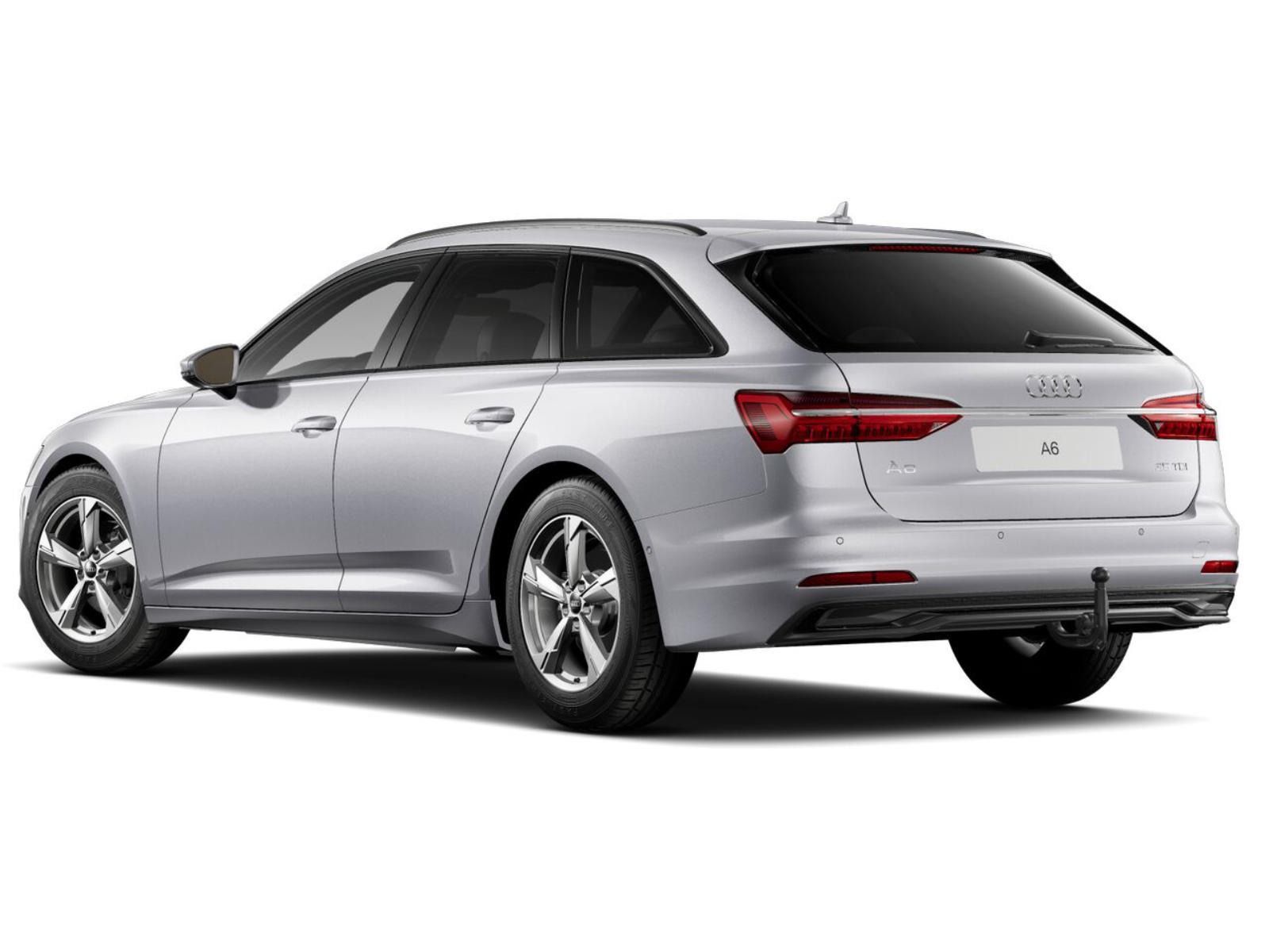 Audi A6 2023 г. Серебристый, пробег 33614 км
