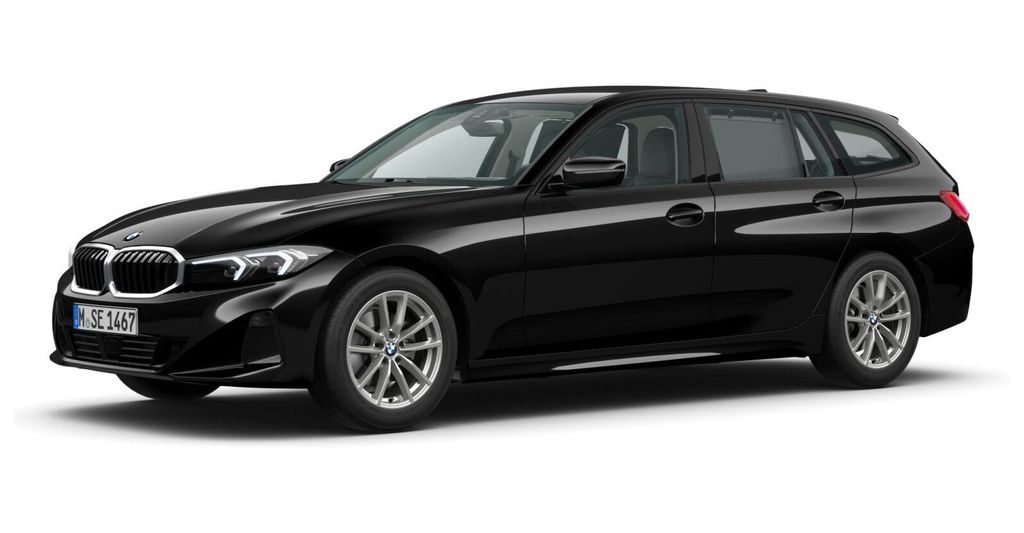 BMW 320 2023 г. Чёрный, пробег 52410 км