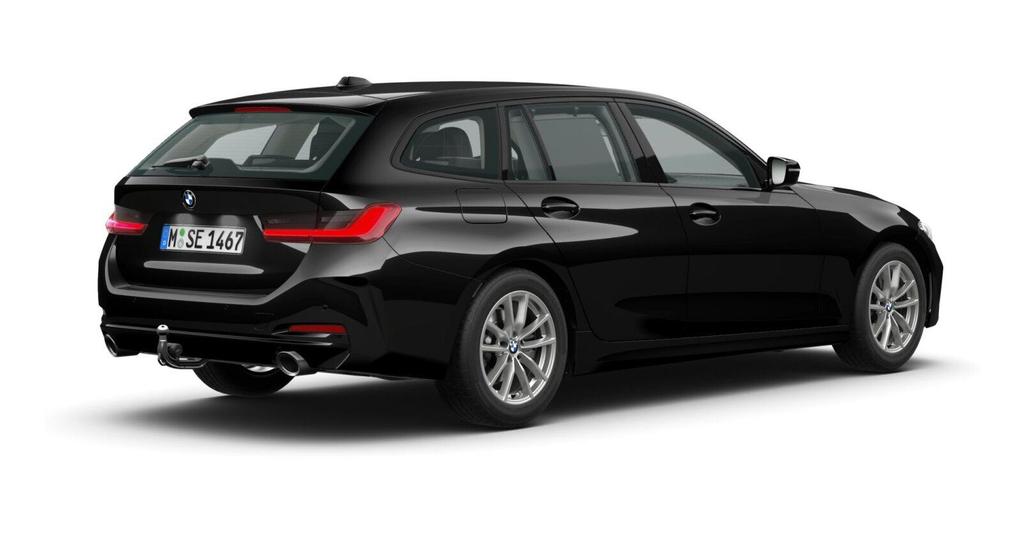 BMW 320 2023 г. Чёрный, пробег 52410 км