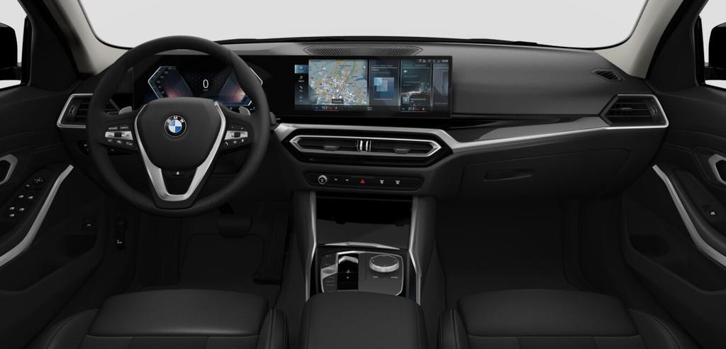BMW 320 2023 г. Чёрный, пробег 52410 км