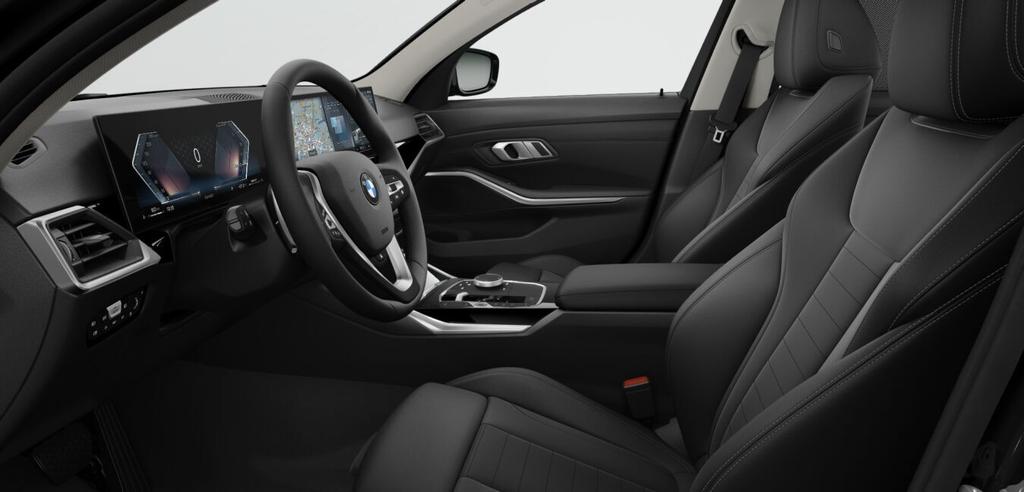 BMW 320 2023 г. Чёрный, пробег 52410 км