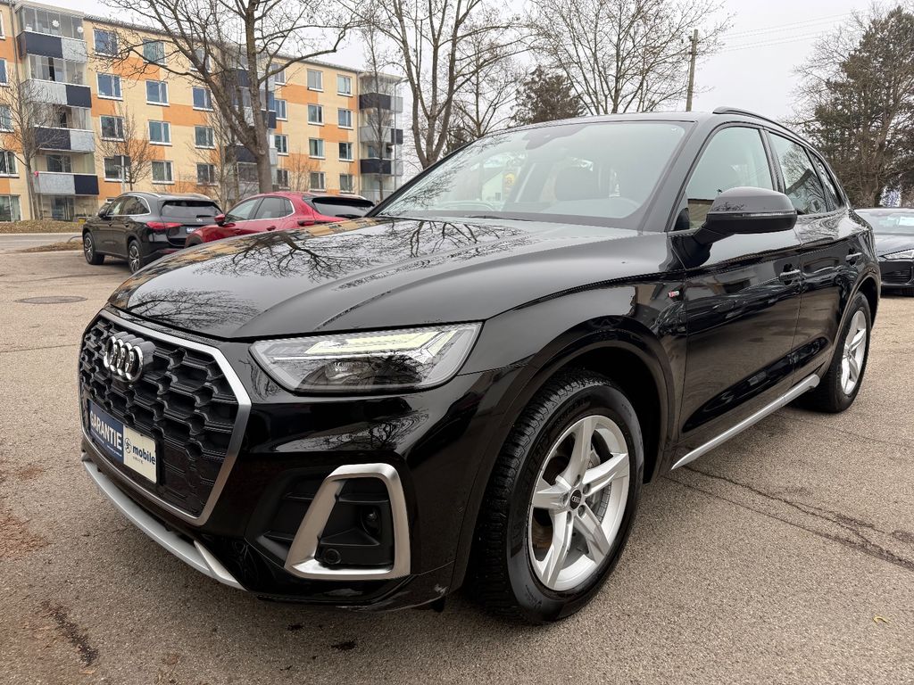 Audi Q5 2024 г. Чёрный, пробег 46884 км