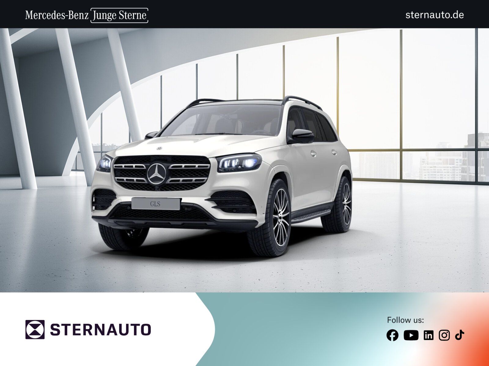 Mercedes-Benz GLS 450 2024 г. Белый, пробег 35522 км