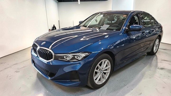 BMW 320 2023 г. Синий, пробег 50000 км