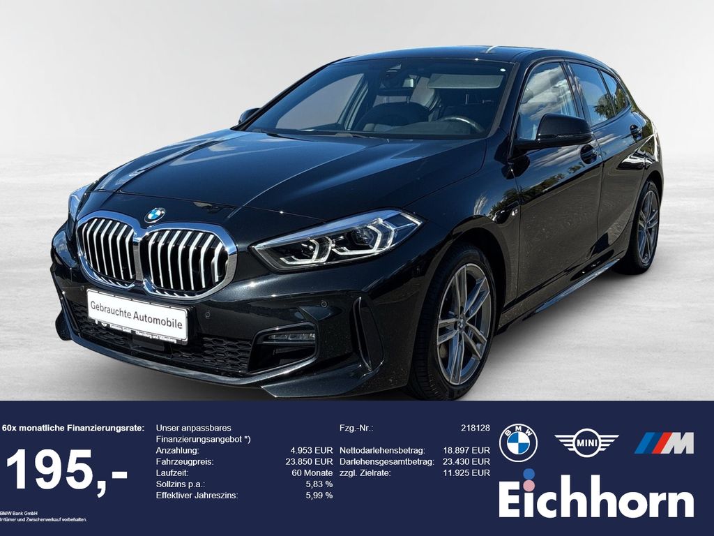 BMW 118 2022 г. Чёрный, пробег 47990 км