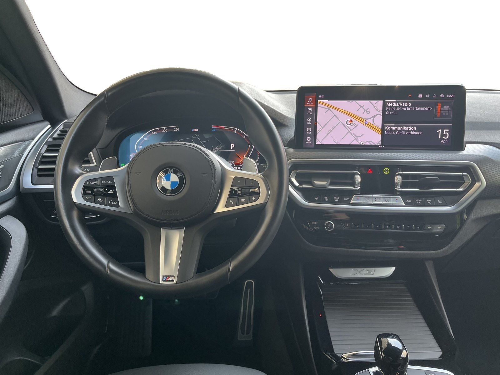 BMW X3 2024 г. Чёрный, пробег 46989 км