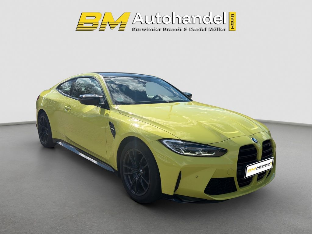 BMW M4 2022 г. Жёлтый, пробег 23250 км