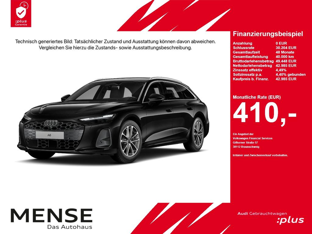 Audi A6 2026 г. Чёрный, пробег 23214 км