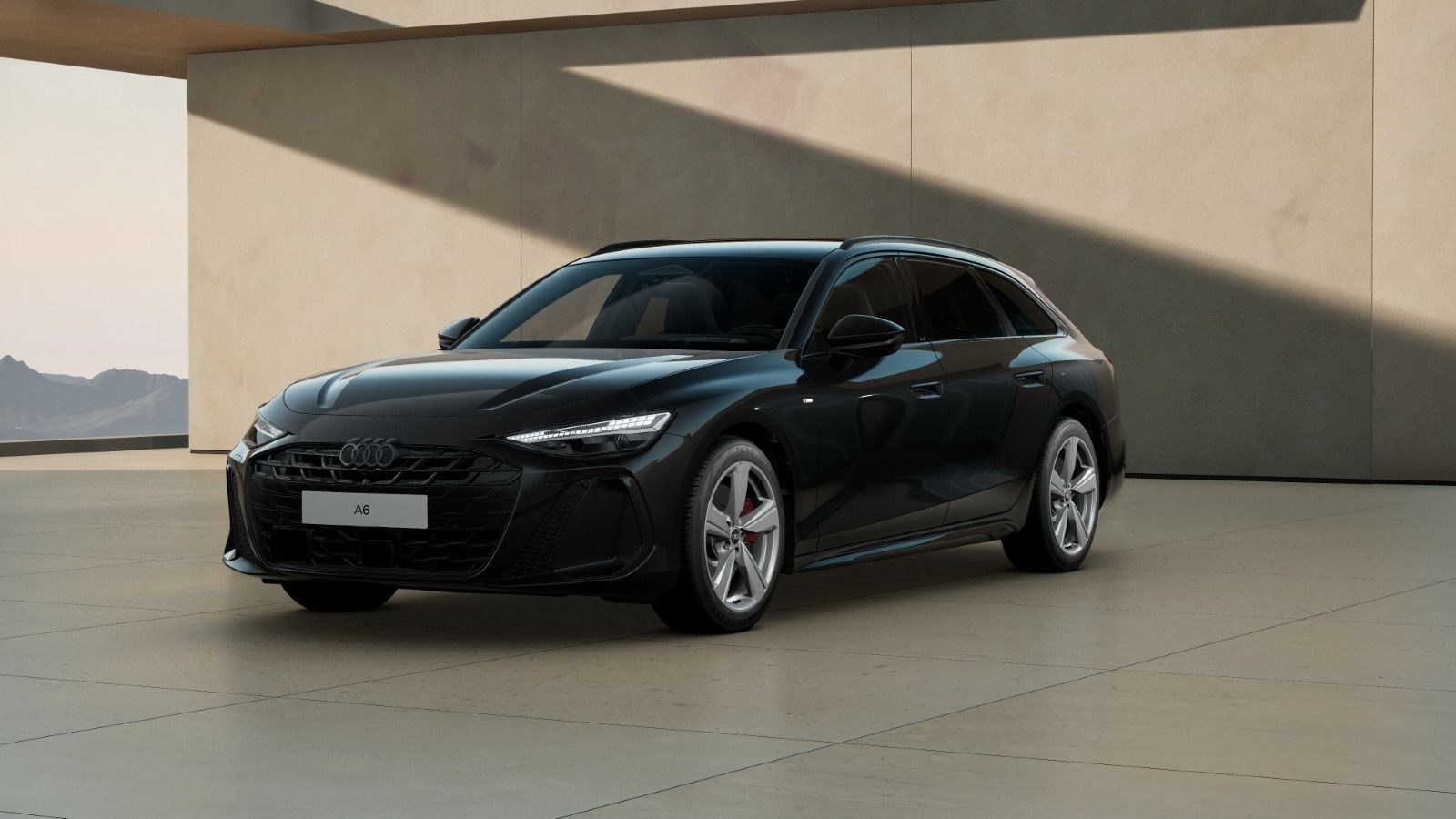 Audi A6 2026 г. Чёрный, пробег 25269 км