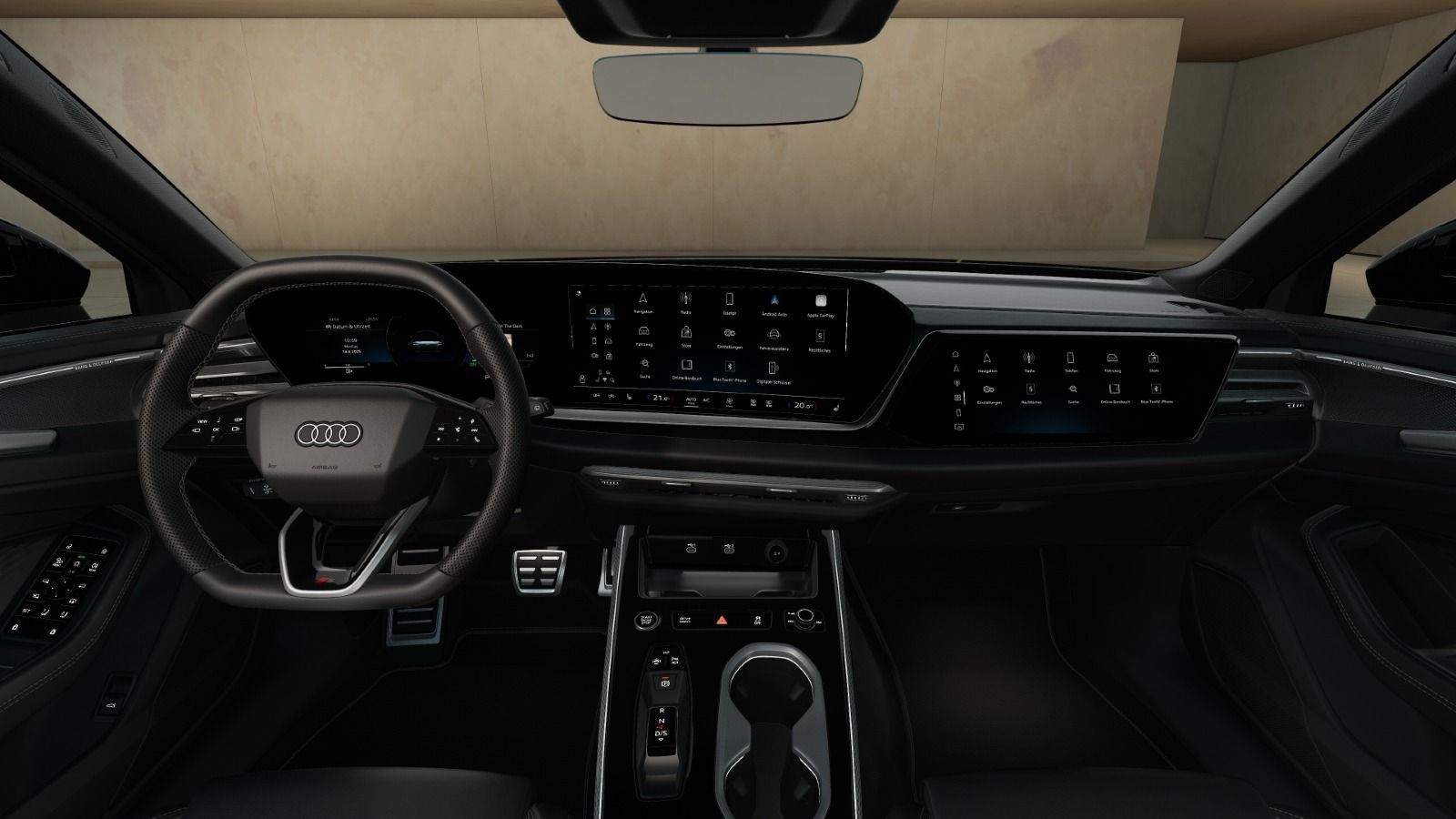 Audi A6 2026 г. Чёрный, пробег 25269 км