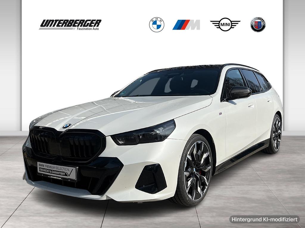 BMW 540 2025 г. Белый, пробег 27900 км