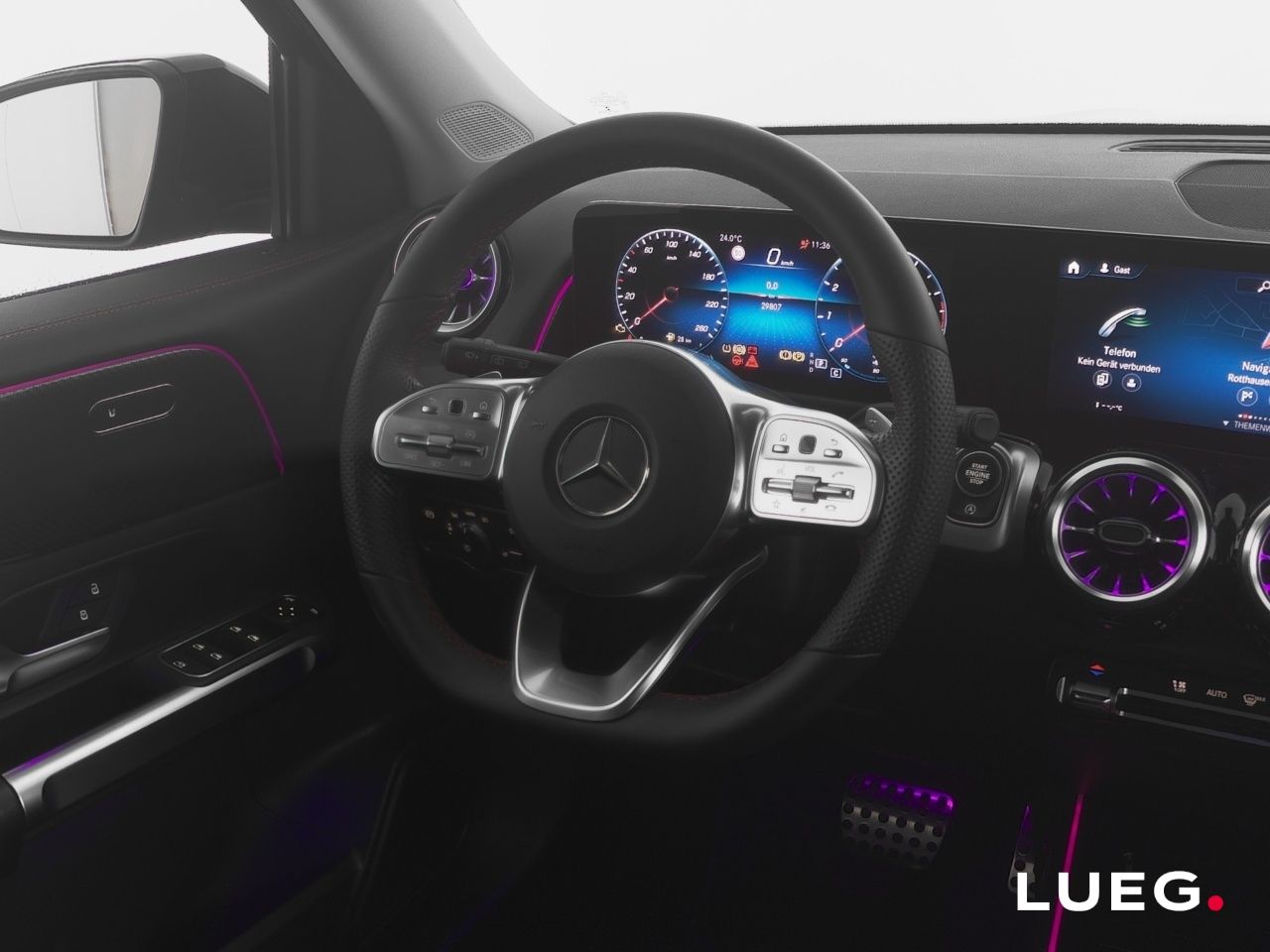 Mercedes-Benz GLB 180 2022 г. Чёрный, пробег 29802 км