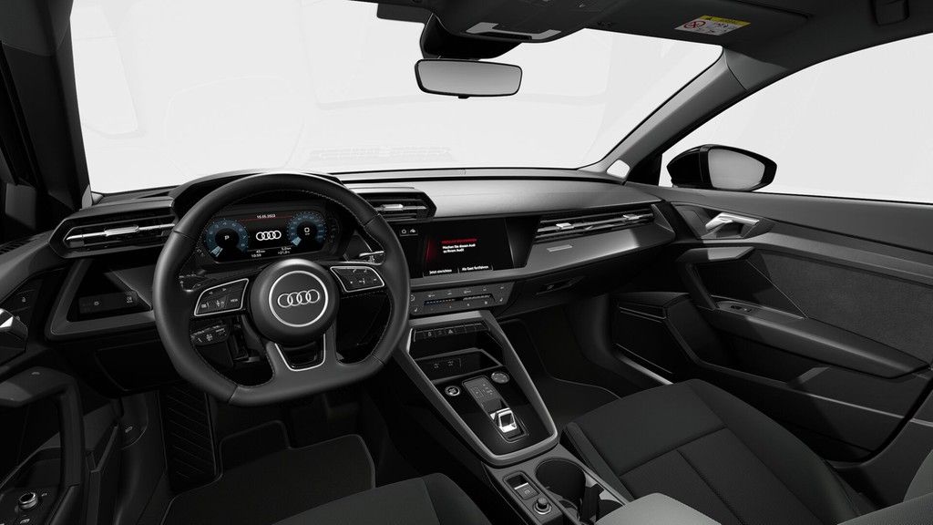 Audi A3 2023 г. Чёрный, пробег 59250 км