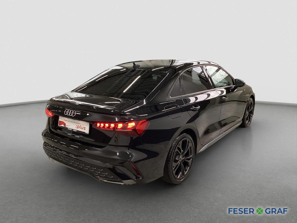Audi A3 2025 г. Чёрный, пробег 46431 км