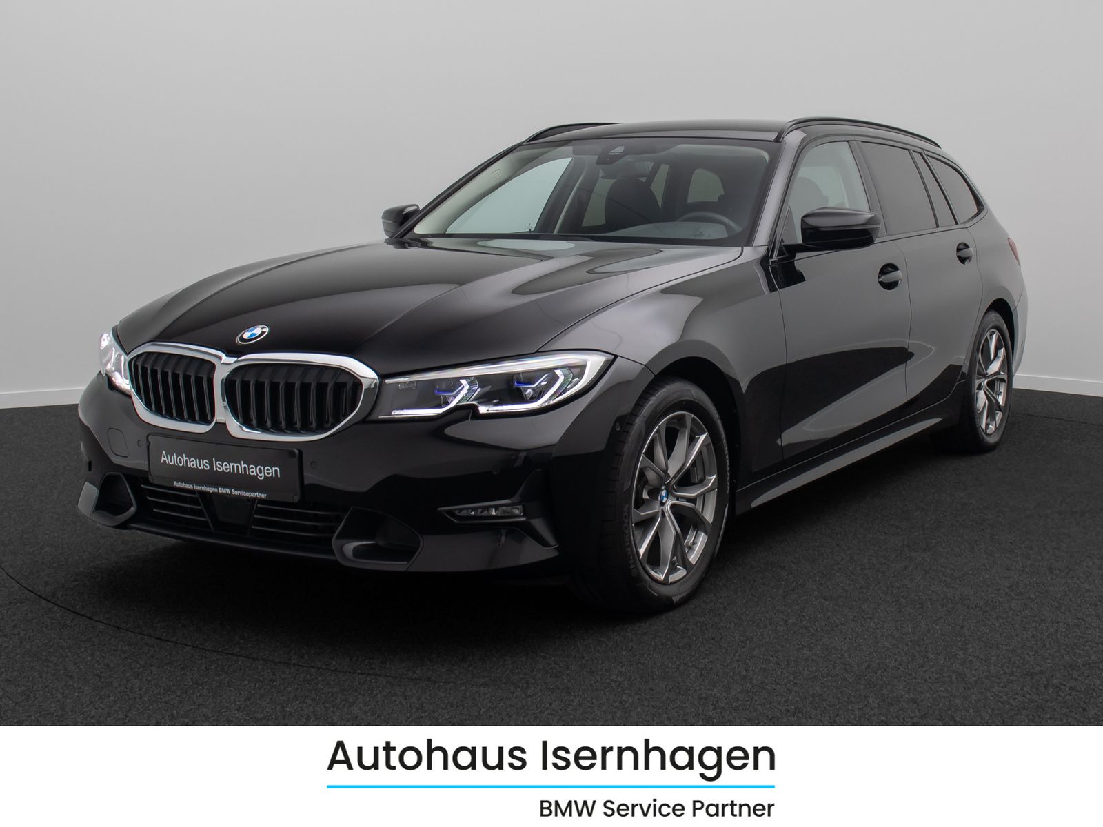 BMW 320 2022 г. Чёрный, пробег 36987 км