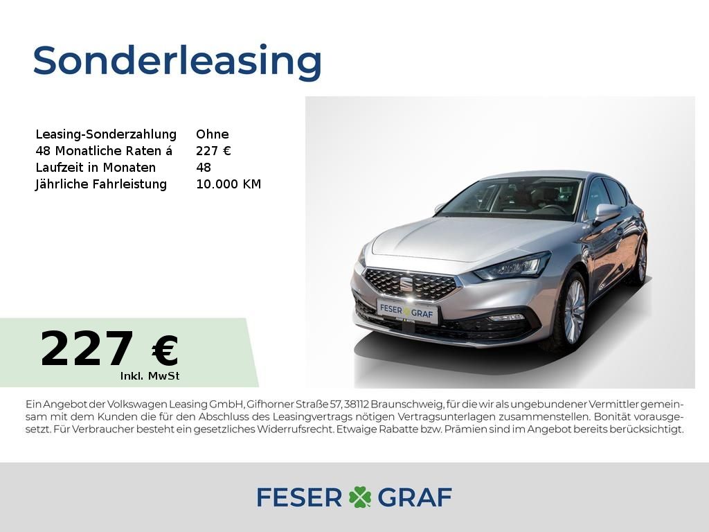 SEAT Leon 2021 г. Серебристый, пробег 37506 км