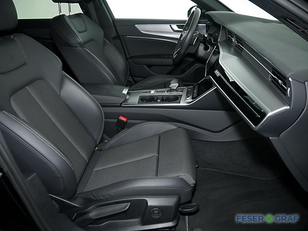Audi A6 2022 г. Чёрный, пробег 40800 км