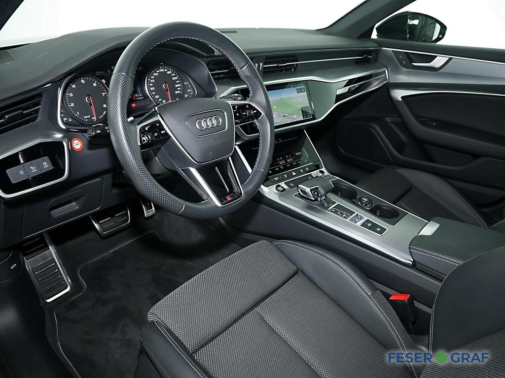 Audi A6 2022 г. Чёрный, пробег 40800 км