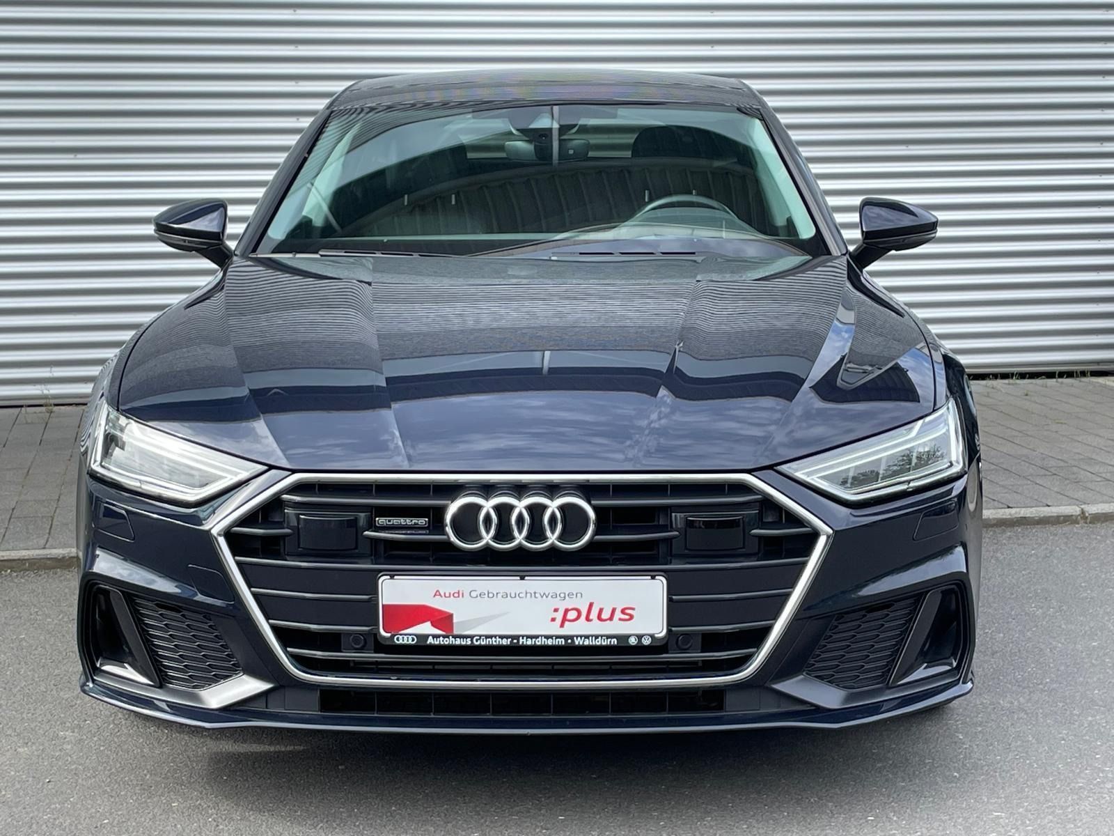 Audi A7 2023 г. Синий, пробег 55300 км
