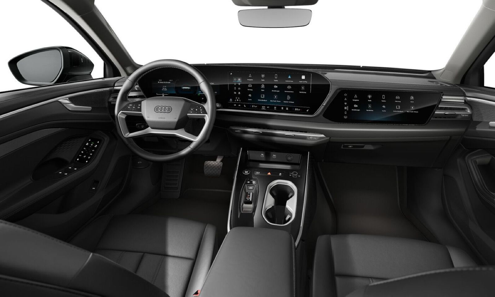 Audi A6 2025 г. Чёрный, пробег 18500 км