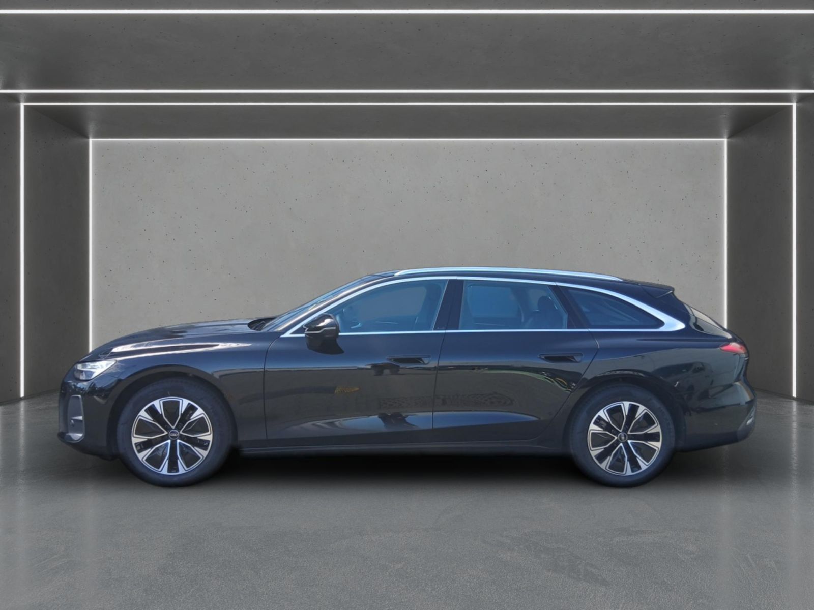 Audi A6 2025 г. Чёрный, пробег 27404 км