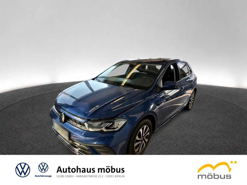 Volkswagen Polo 2023 г. Синий, пробег 36272 км