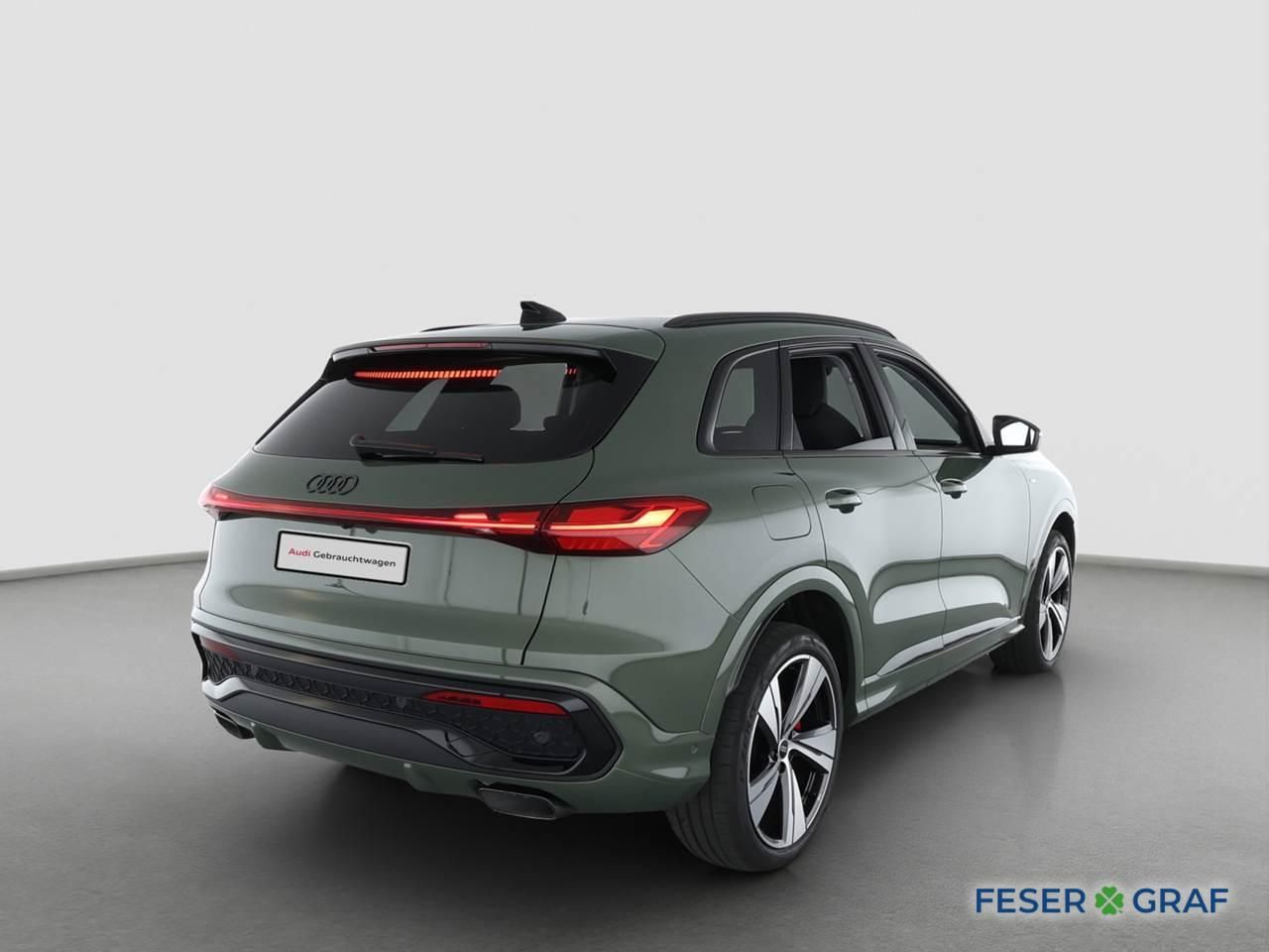 Audi Q5 2025 г. Зелёный, пробег 6502 км