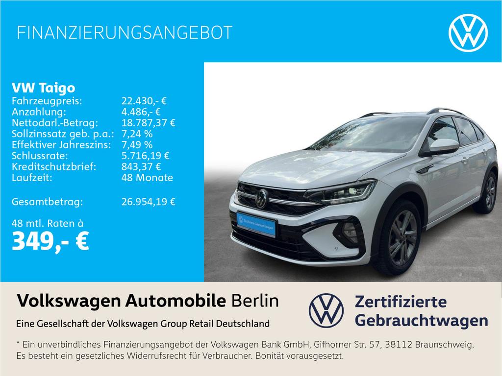 Volkswagen Taigo 2022 г. Белый, пробег 47250 км