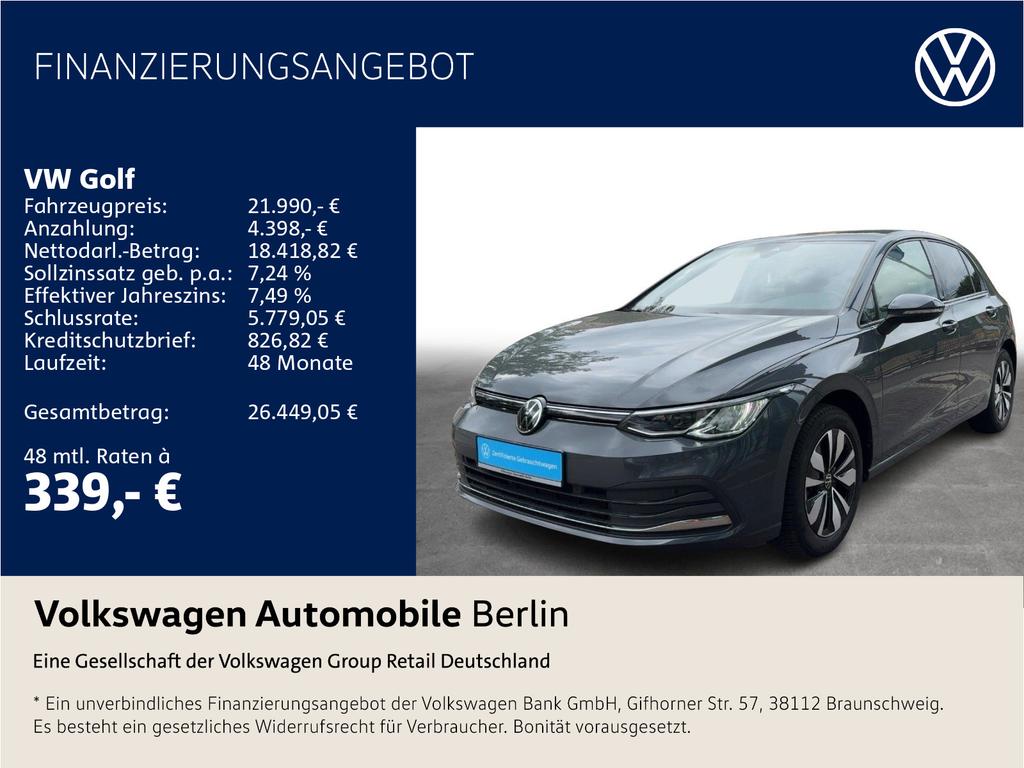 Volkswagen Golf 2023 г. Серый, пробег 37890 км