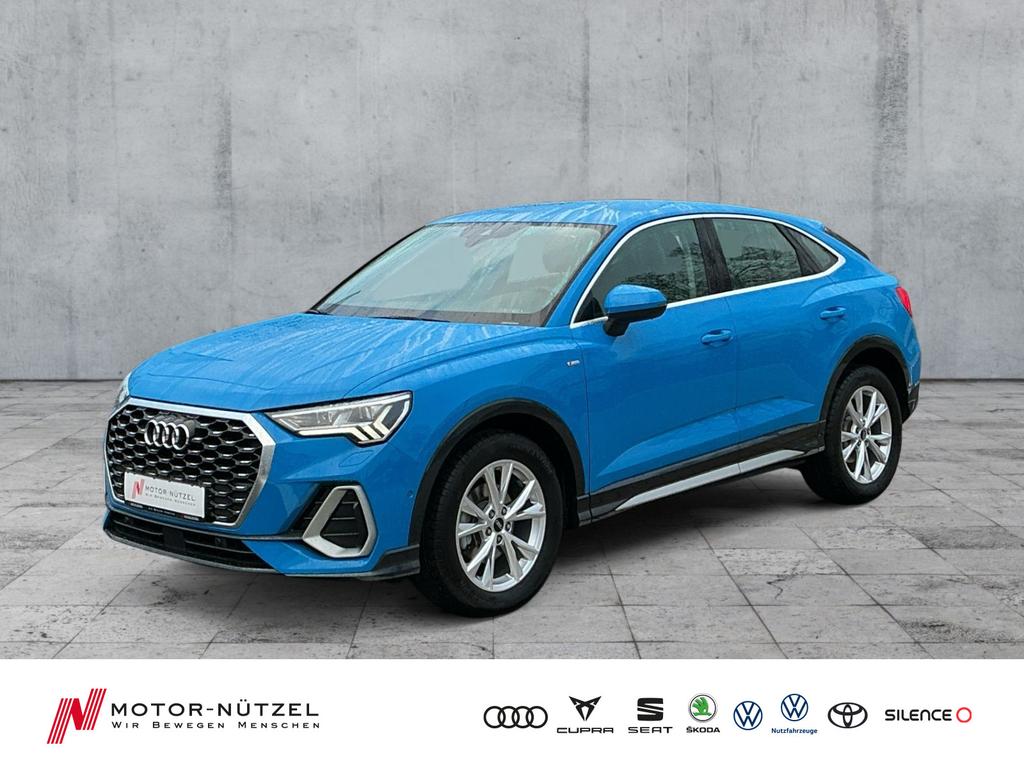 Audi Q3 2022 г. Синий, пробег 31367 км