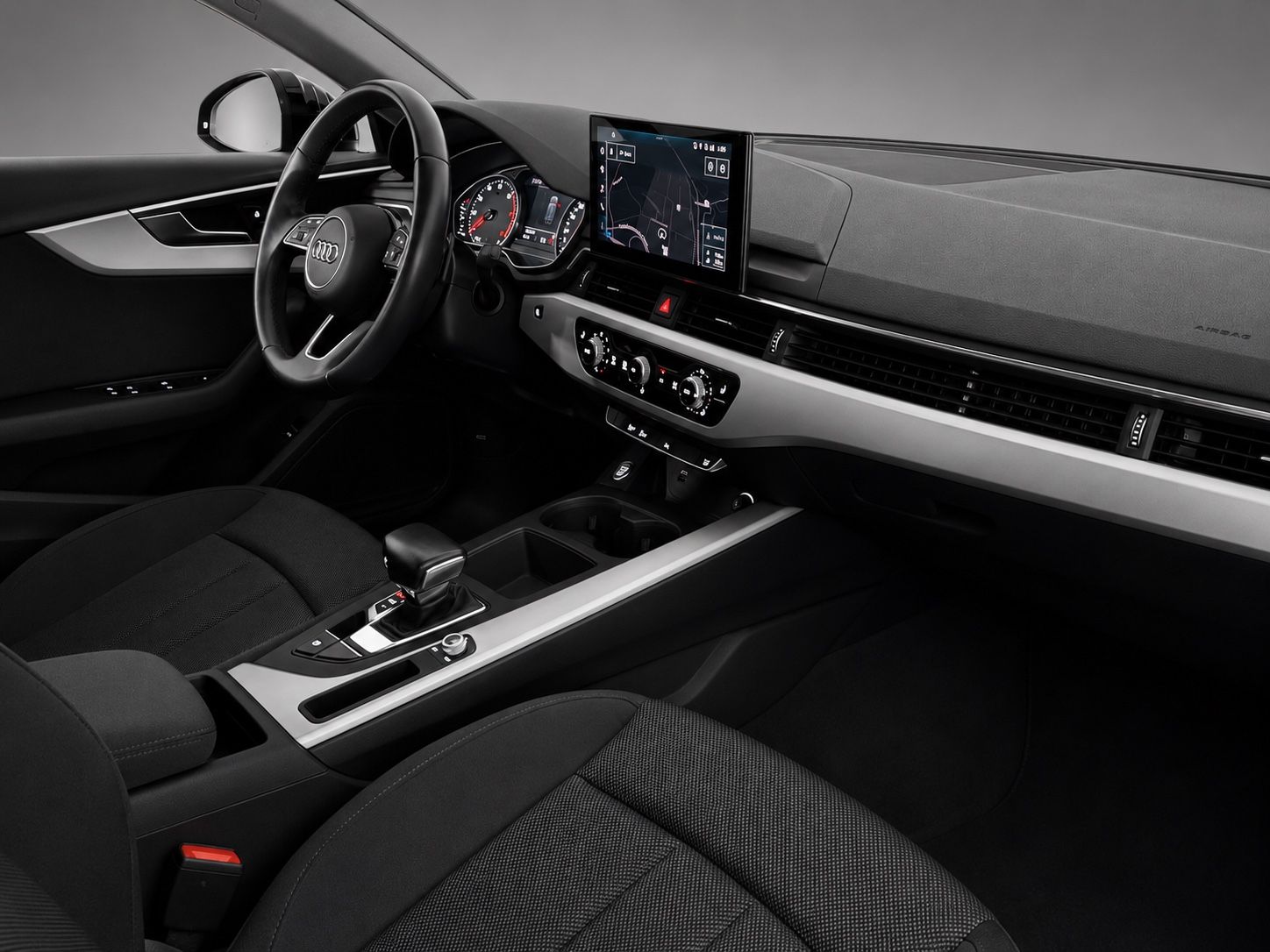 Audi A4 2022 г. Чёрный, пробег 49500 км