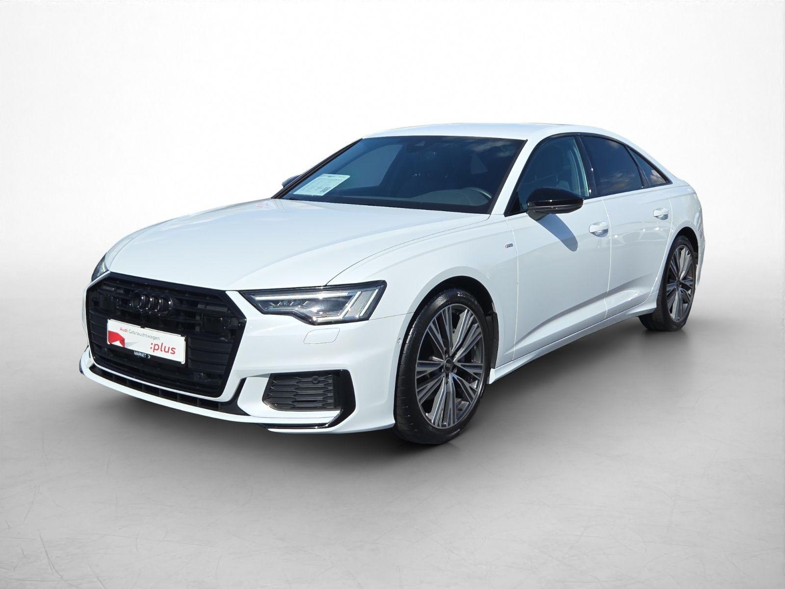 Audi A6 2023 г. Белый, пробег 50346 км