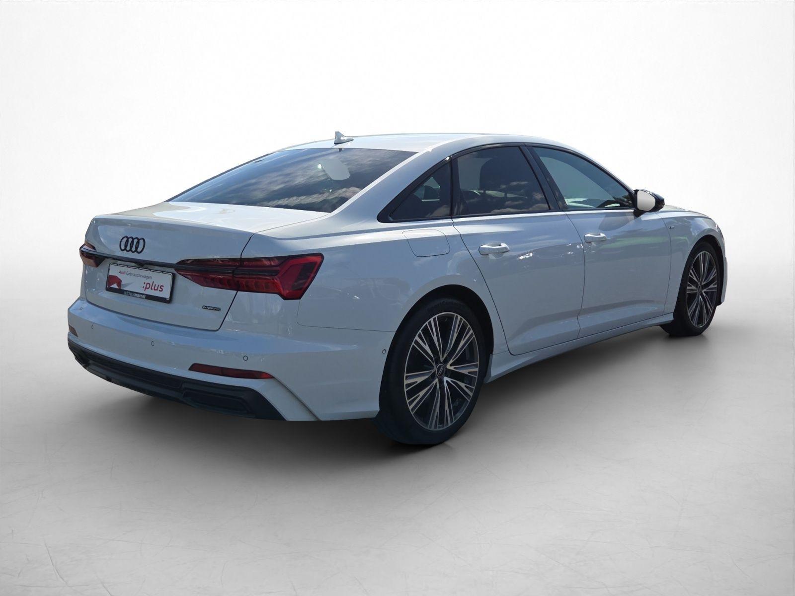 Audi A6 2023 г. Белый, пробег 50346 км