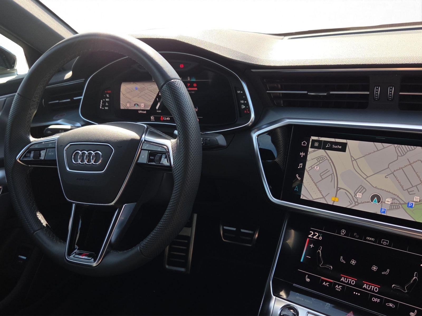Audi A6 2023 г. Белый, пробег 50346 км