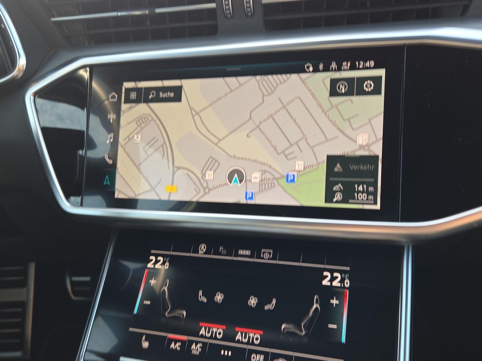 Audi A6 2023 г. Белый, пробег 50346 км