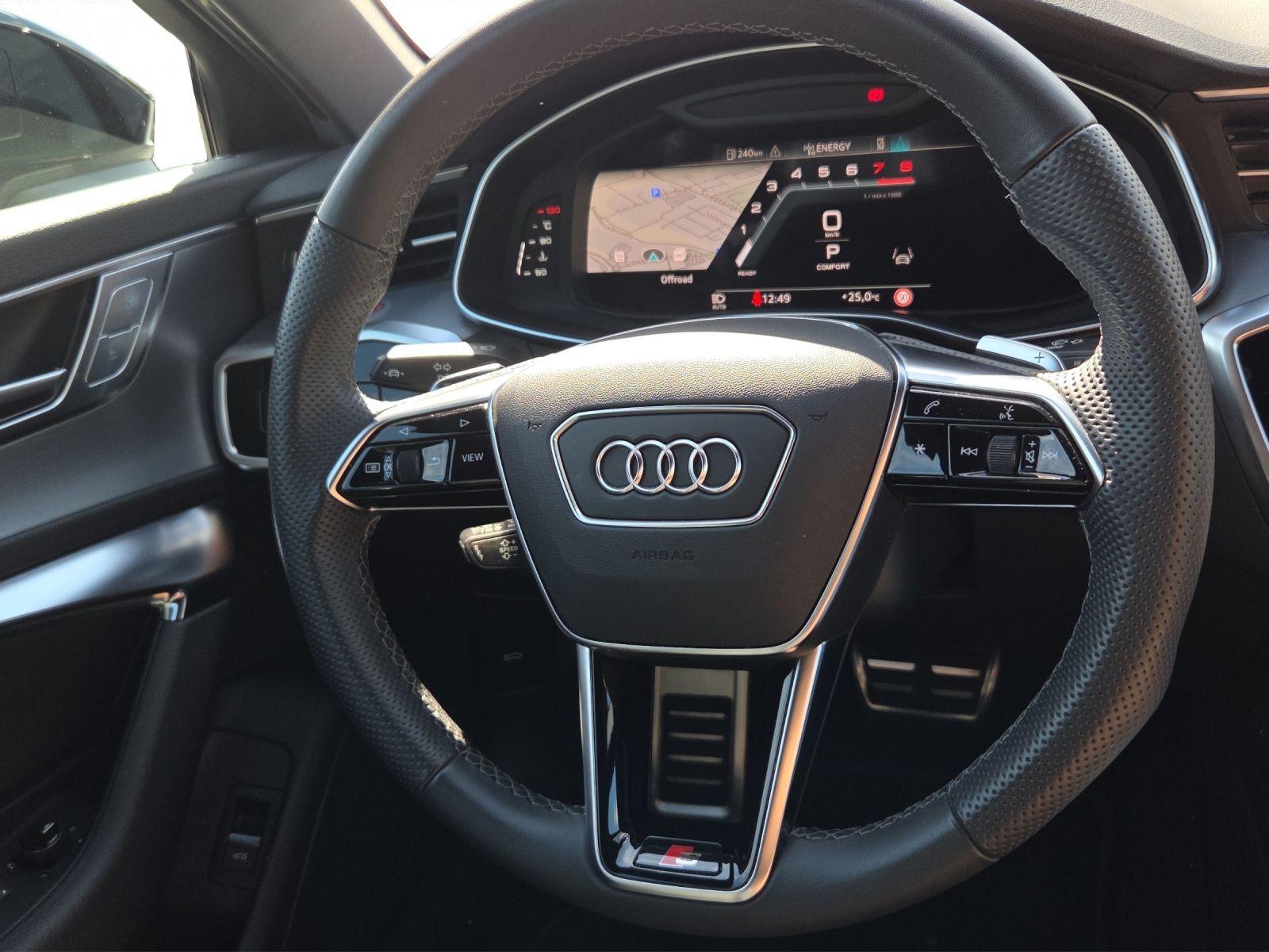 Audi A6 2023 г. Белый, пробег 50346 км